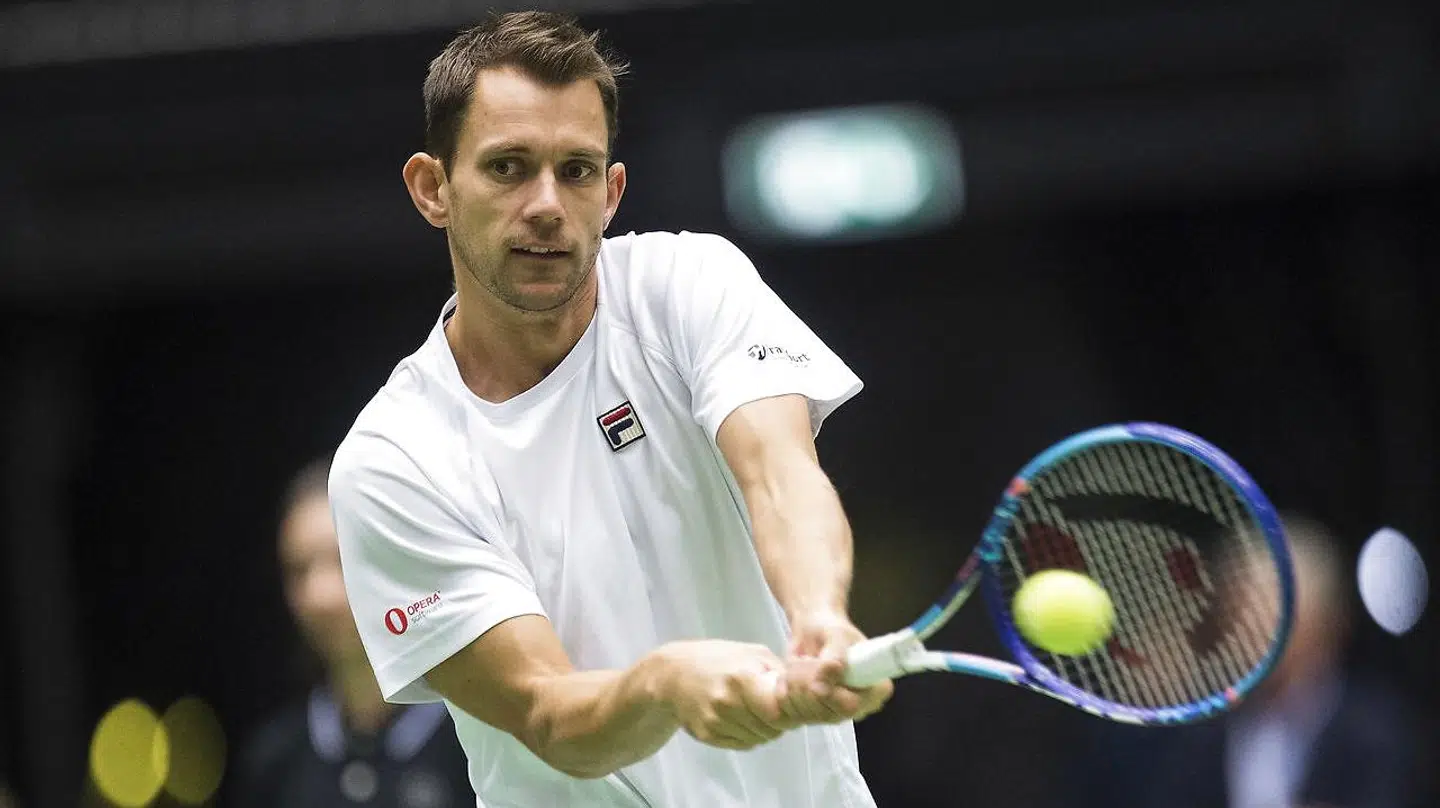 Frederik Løchte Nielsen, billedet, spiller i weekenden sin Davis Cup-landskamp nummer 42.