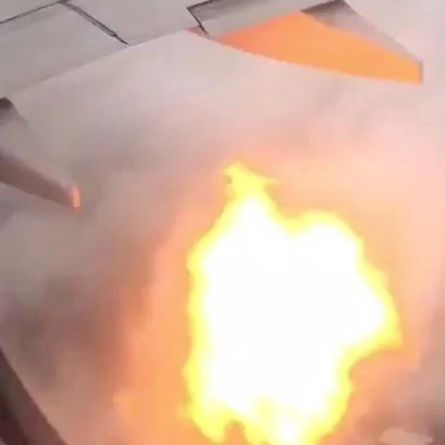 En passager ombord på flyet fra Swoop Air tog disse billeder ud af vinduet.