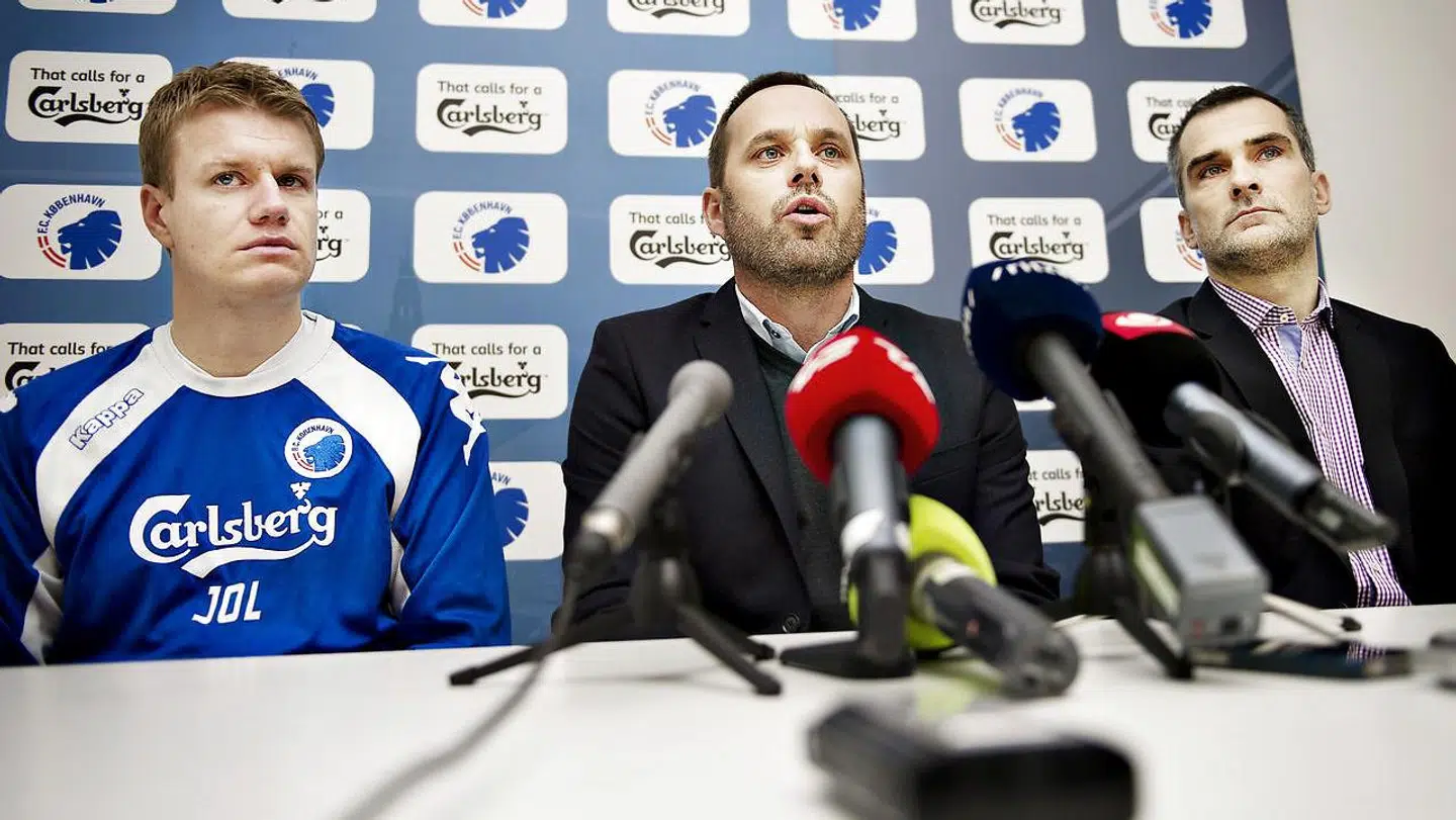 Anders Hørsholt (th.) har tidligere været i FCK.