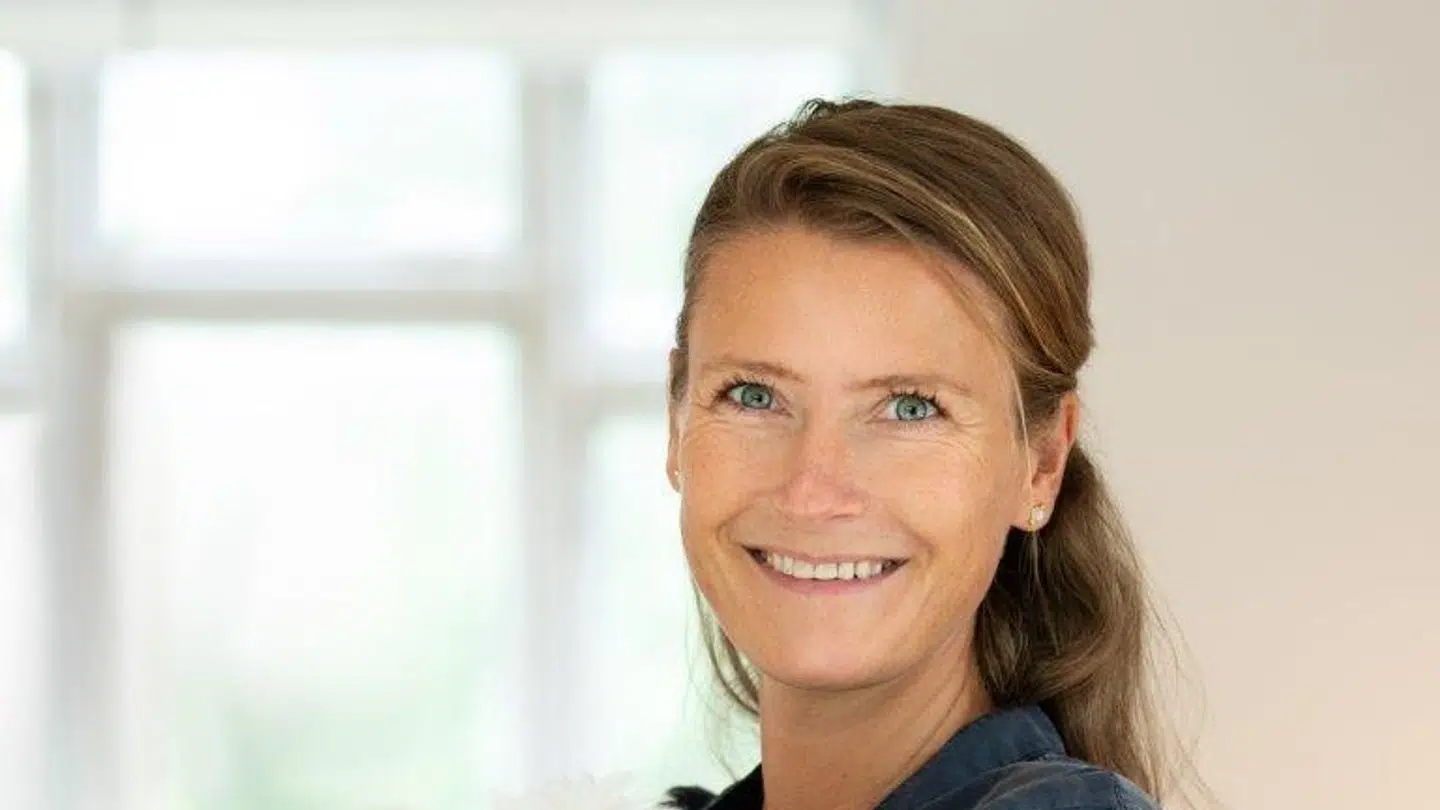 Merle skal have 40 minutters motion om dagen for at holde en sund vægt. Det er blevet et dagligt mål for Kristina Nørvigs hund. Foto: PR.