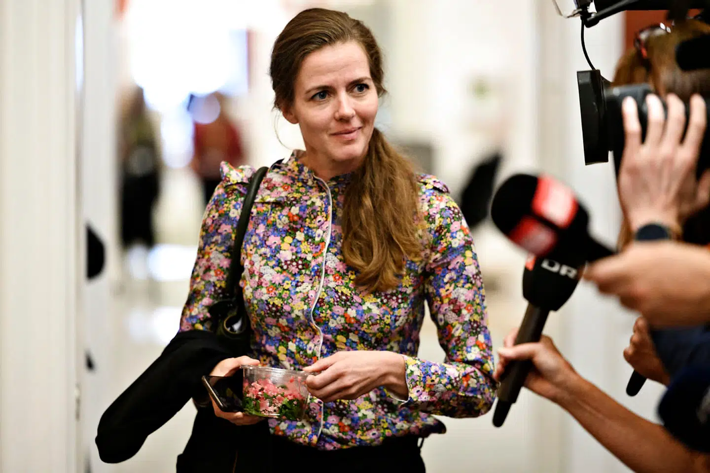 Ellen Trane Nørby (V) forlader Venstres gruppemøde på Christiansborg tirsdag den 10. september 2019.. (Foto: Philip Davali/Ritzau Scanpix)