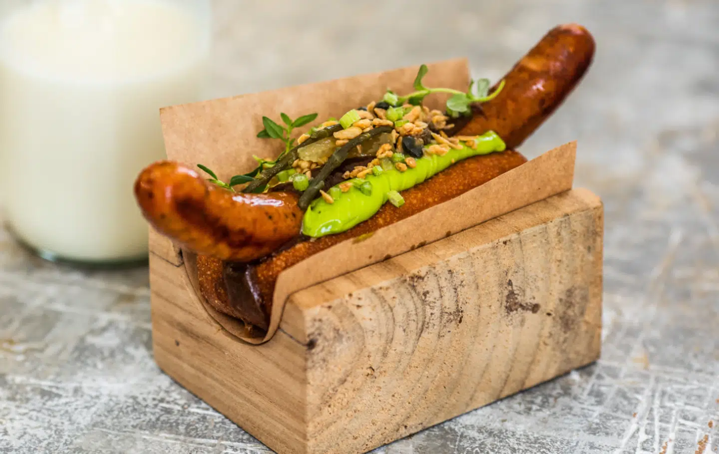 Et billede af Danmarks bedste hotdog fra MeMu.