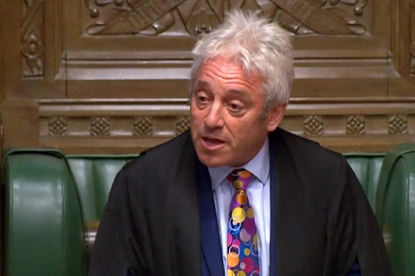 Formanden for det britiske parlaments Underhus, John Bercow, har mandag meddelt, at han agter at træde tilbage inden for nogle uger. Bercow har haft en central rolle i brexitprocessen. Han har blandt andet besluttet, hvilke ændringsforslag som skulle til afstemning under tidligere maratonsamlinger om brexit i parlamentet. -/Ritzau Scanpix