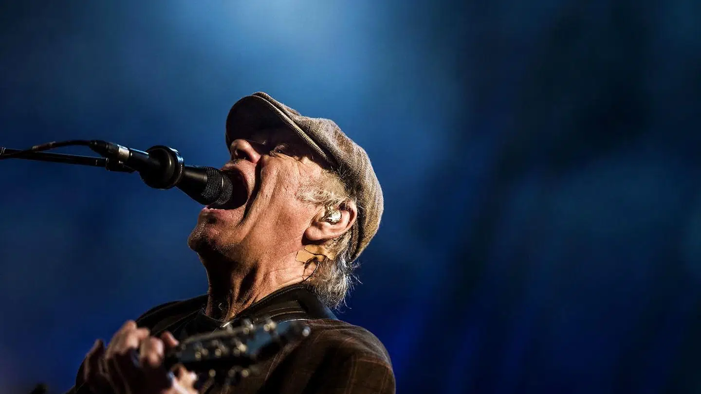 Kim Larsen under sin koncert på Smukfest i 2015.