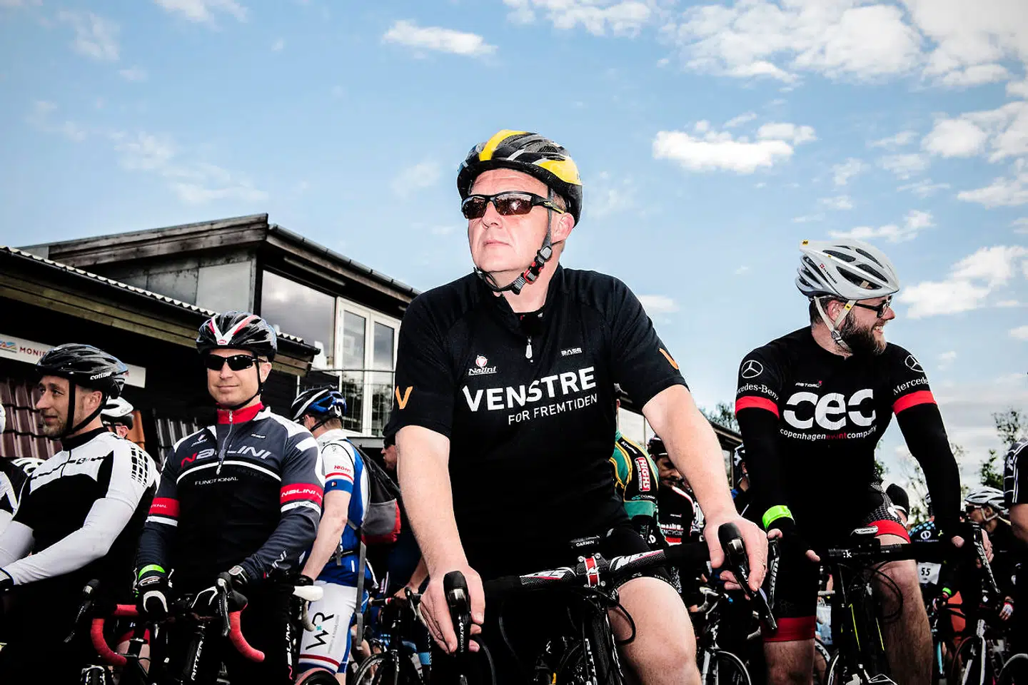 Lars Løkke Rasmussen har i mange år cyklet. Her under valgkampen i 2015.