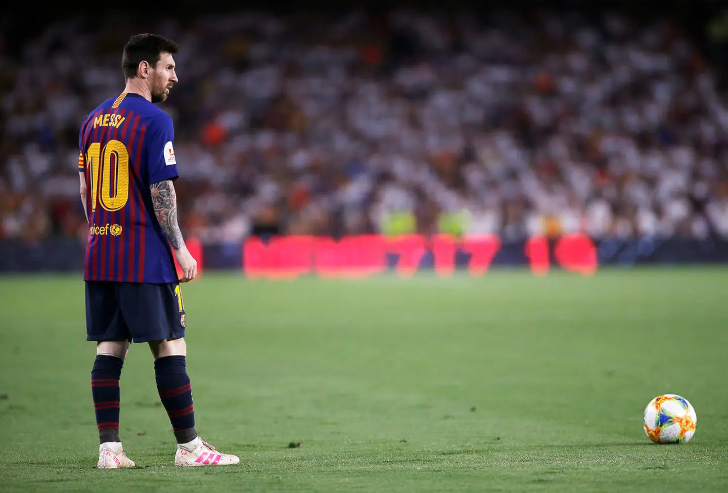 Lionel Messi er en af de største spillere i FC Barcelonas historie.