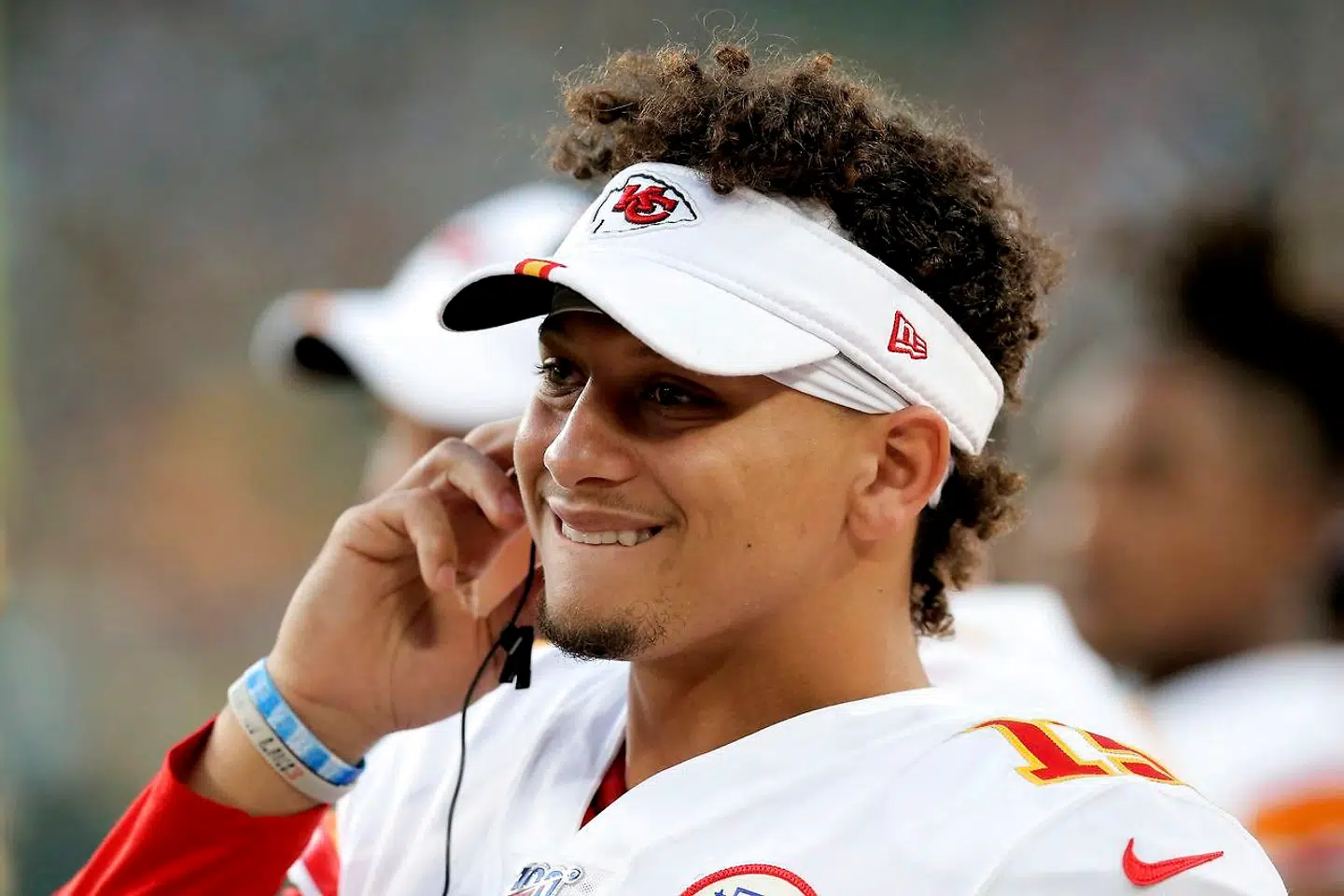 Patrick Mahomes, quarterback for Kansas City Chiefs.