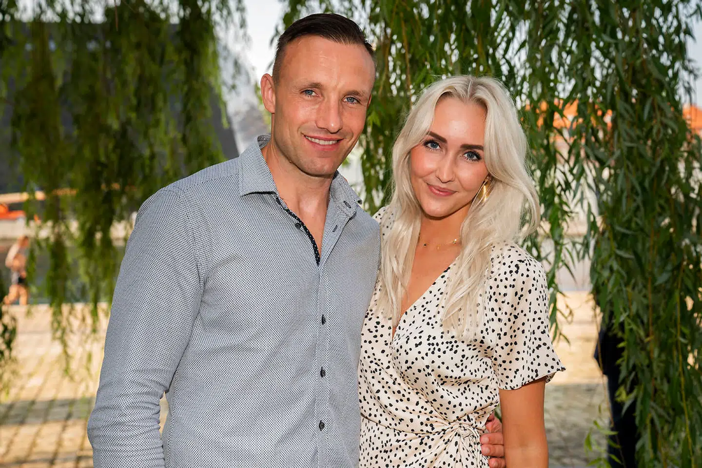 Mikkel Kessler med sin 'Vild med dans'-partner Mille Funk.