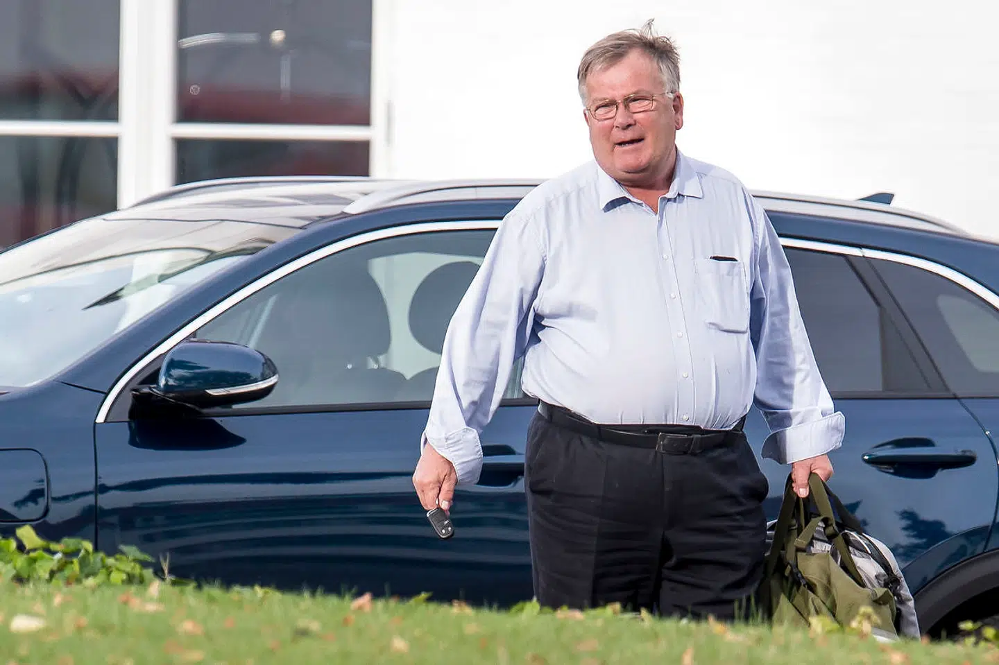 Claus Hjort Frederiksen ses her ankomme til Venstres forretningsudvalgs møde på Hotel Comwell i Brejning nær Vejle, fredag den 30. august 2019.. (Foto: Mads Claus Rasmussen/Ritzau Scanpix)