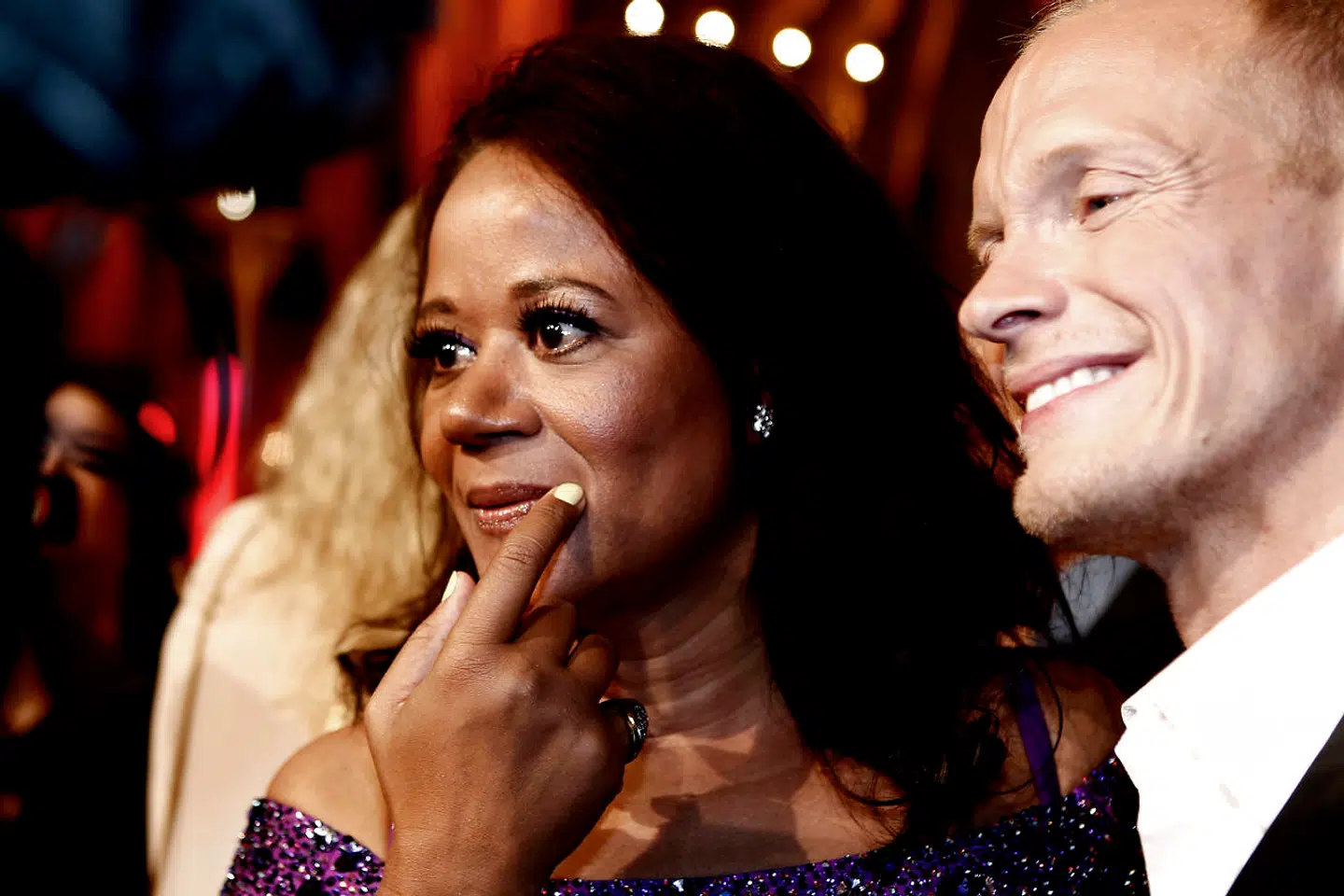 Her ses Hella Joof & Tobias Karlsson, da de blev stemt ud af Vild Med Dans fredag 7 oktober 2011 i København. (Foto: Jeppe Michael Jensen/Scanpix 2011)
