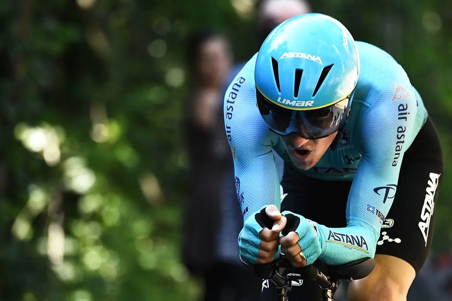 Jakob Fuglsang under Tour de France.