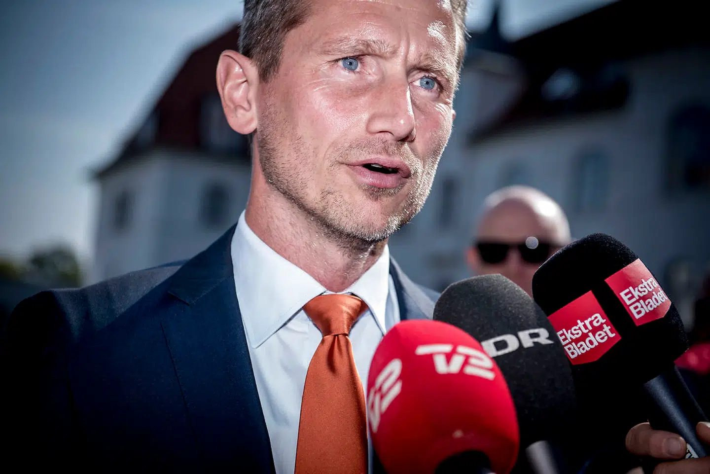 Kristian Jensen var tydeligt berørt, da han valgte at trække sig som næstformand i går.
