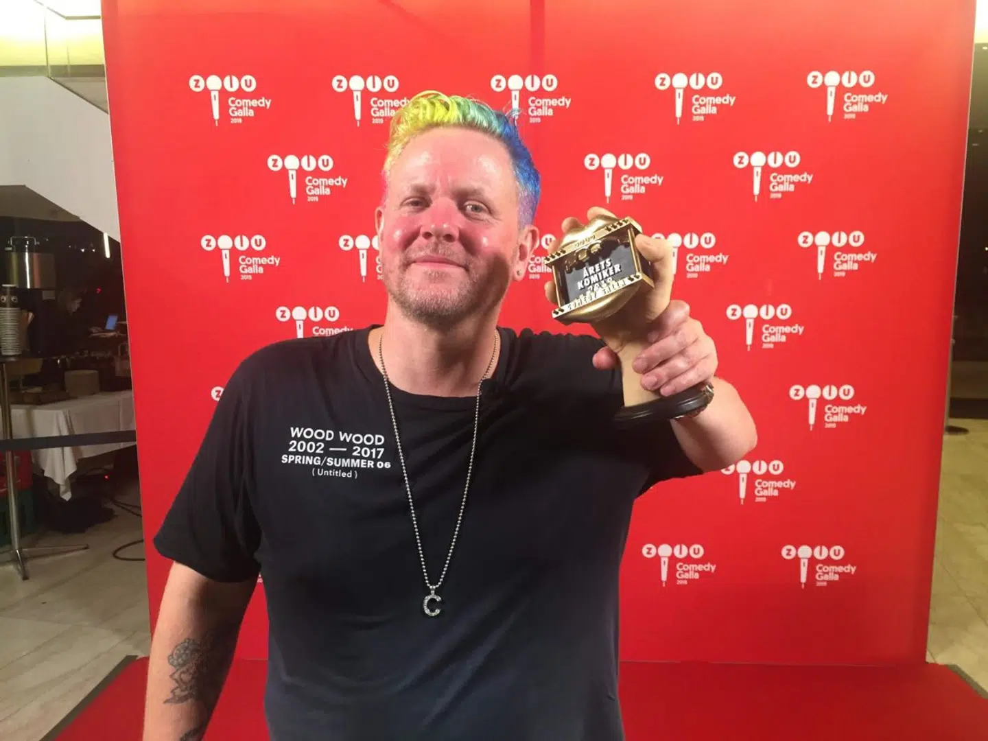 Anders Matthesen vandt torsdag aften prisen som 'Årets komiker' ved Zulu Comedy Galla'.