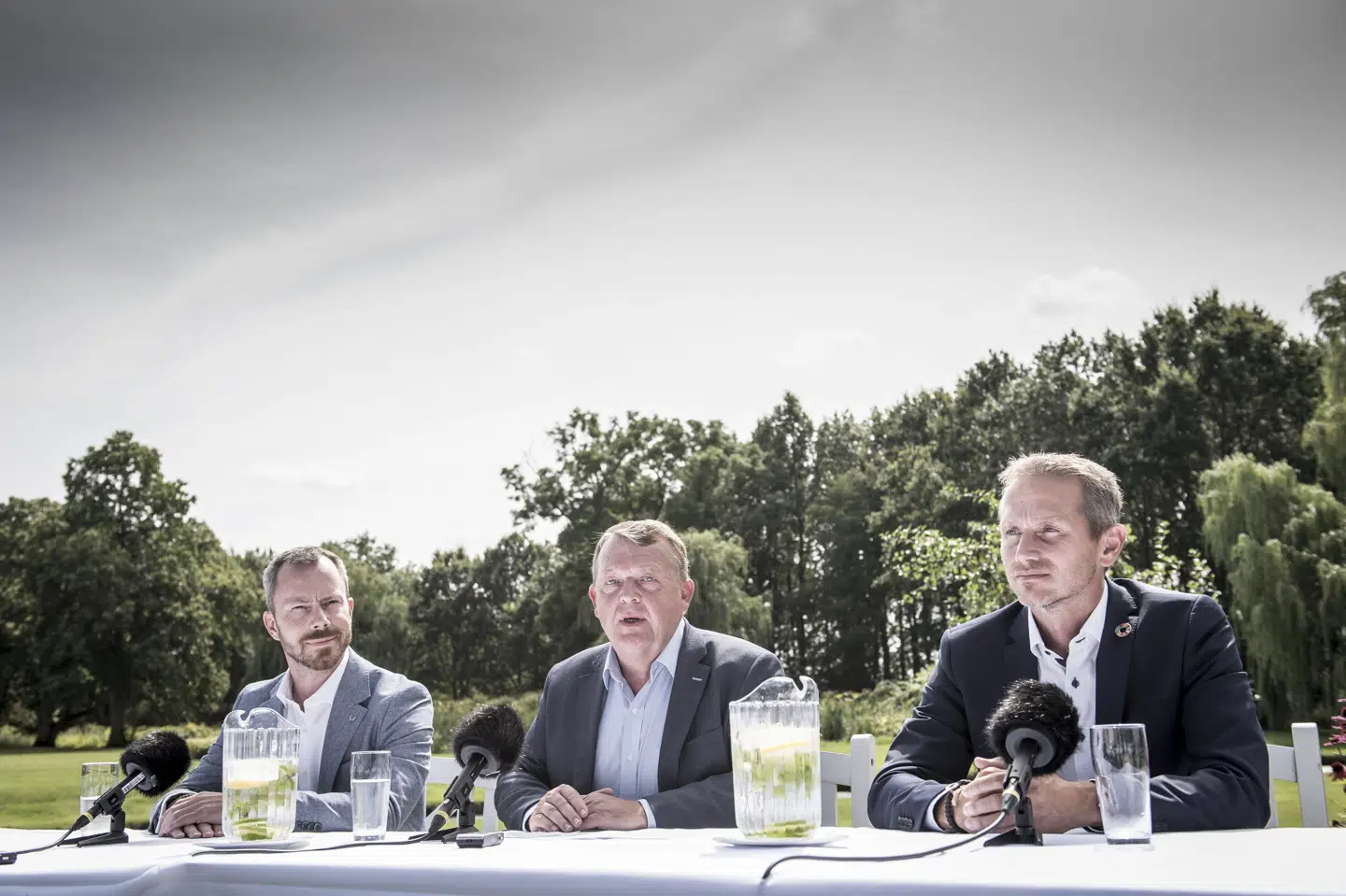 Jakob Ellemann-Jensen måske, men helt sikkert Lars Løkke Rasmussen og Kristian Jensen vil komme meget i fokus de kommende timer og dage. Mads Claus Rasmussen/Ritzau Scanpix