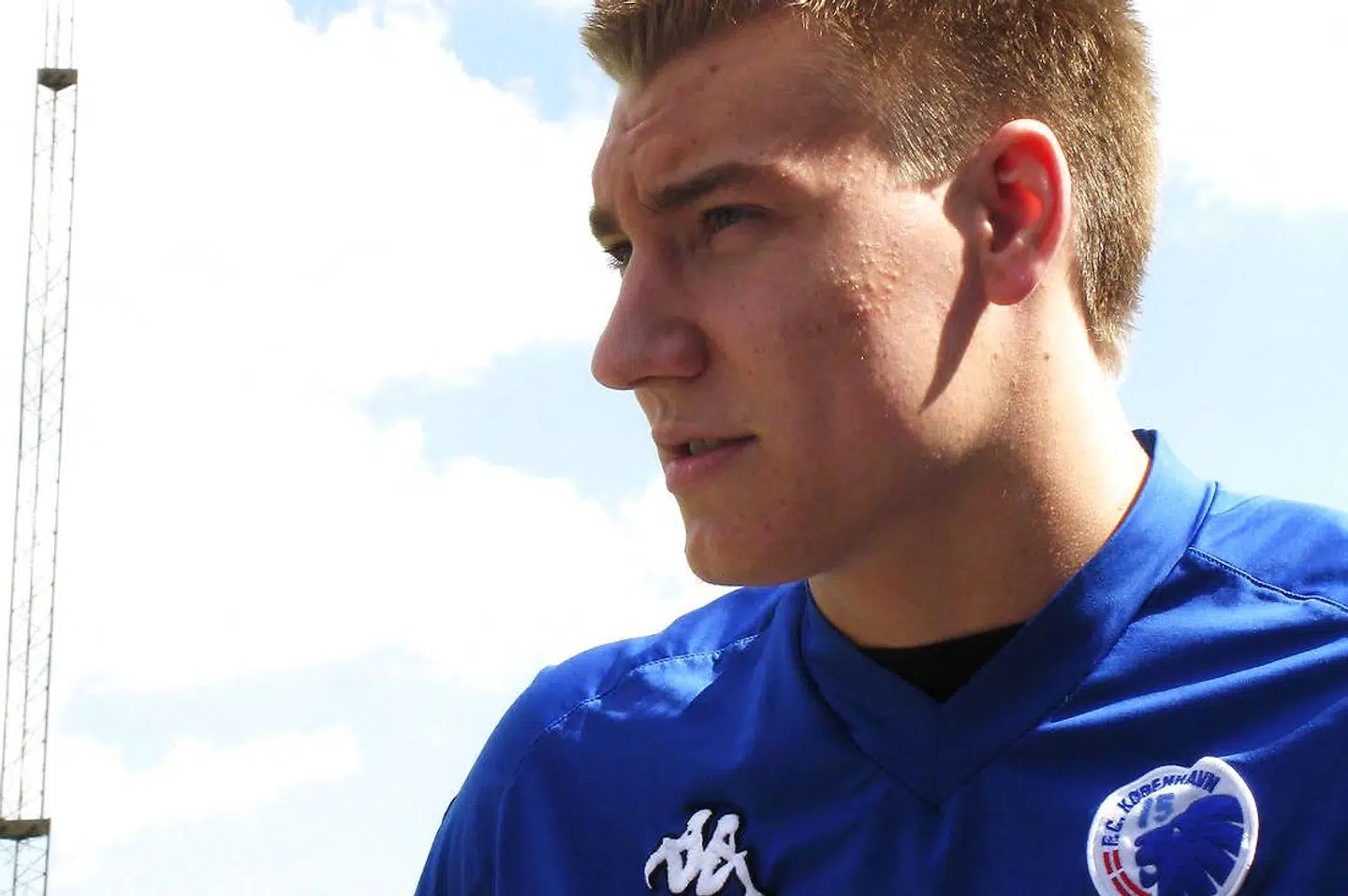 Niclas Bendtner træner med FCK på K.B.s baner på Frederiksberg