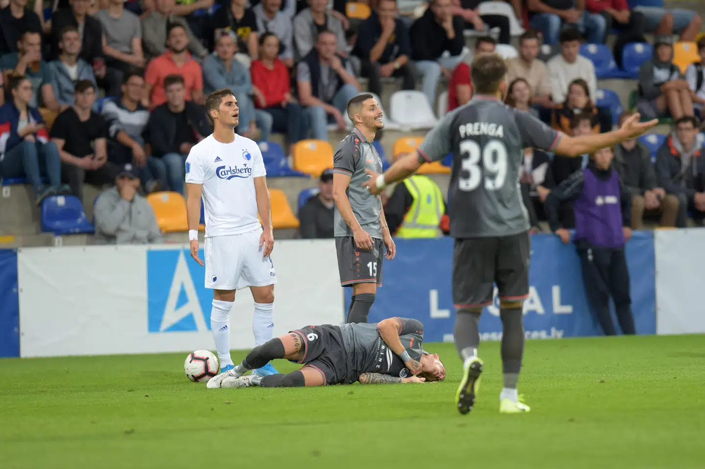 Pieros Sotiriou og FC København er klar til gruppespillet i Europa League. Zane Bitere/Ritzau Scanpix