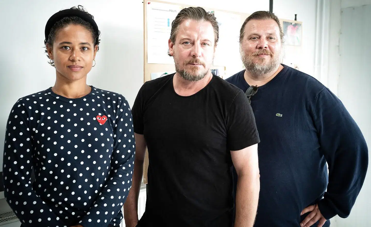 Olivia Joof, Anders W. Berthelsen og Nicolas Bro.