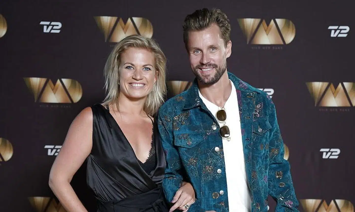 Michael Maze med sin partner Mie Moltke.