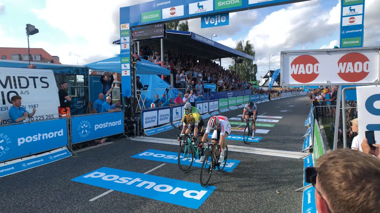 Det blev Rasmus Quaade, der klarede sig bedst af Riwals rytteren på tredje etape af Danmark Rundt.