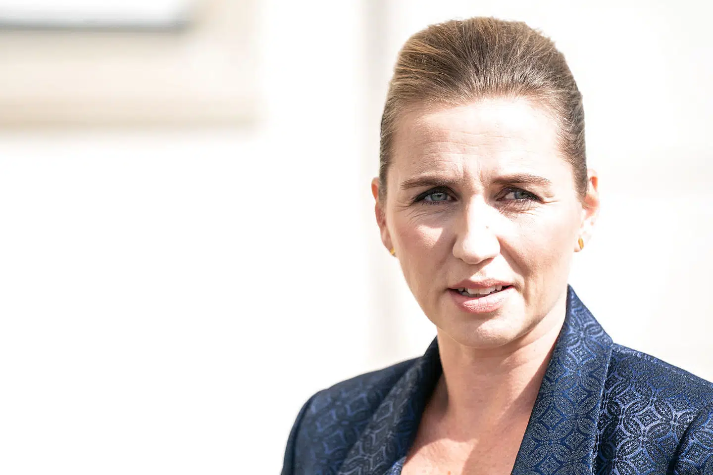 Statsminister Mette Frederiksen (S) ærgede sig i dag ved pressemødet over Donald Trumps afbud.