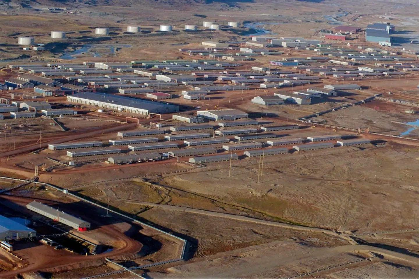 Thulebasen i Grønland, den 21. august 1995.