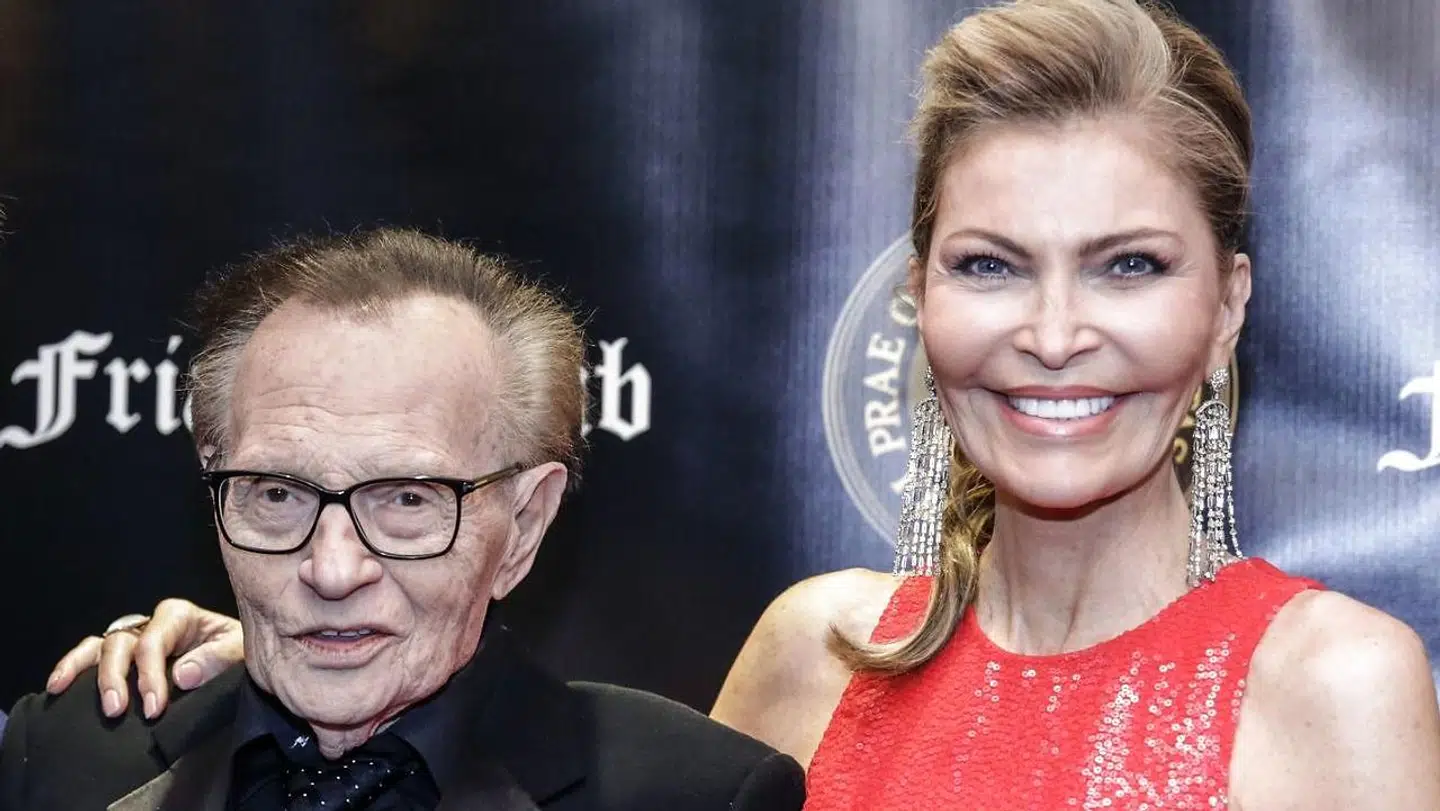 Larry King og Shawn King er her fotograferet sammen i november 2018.