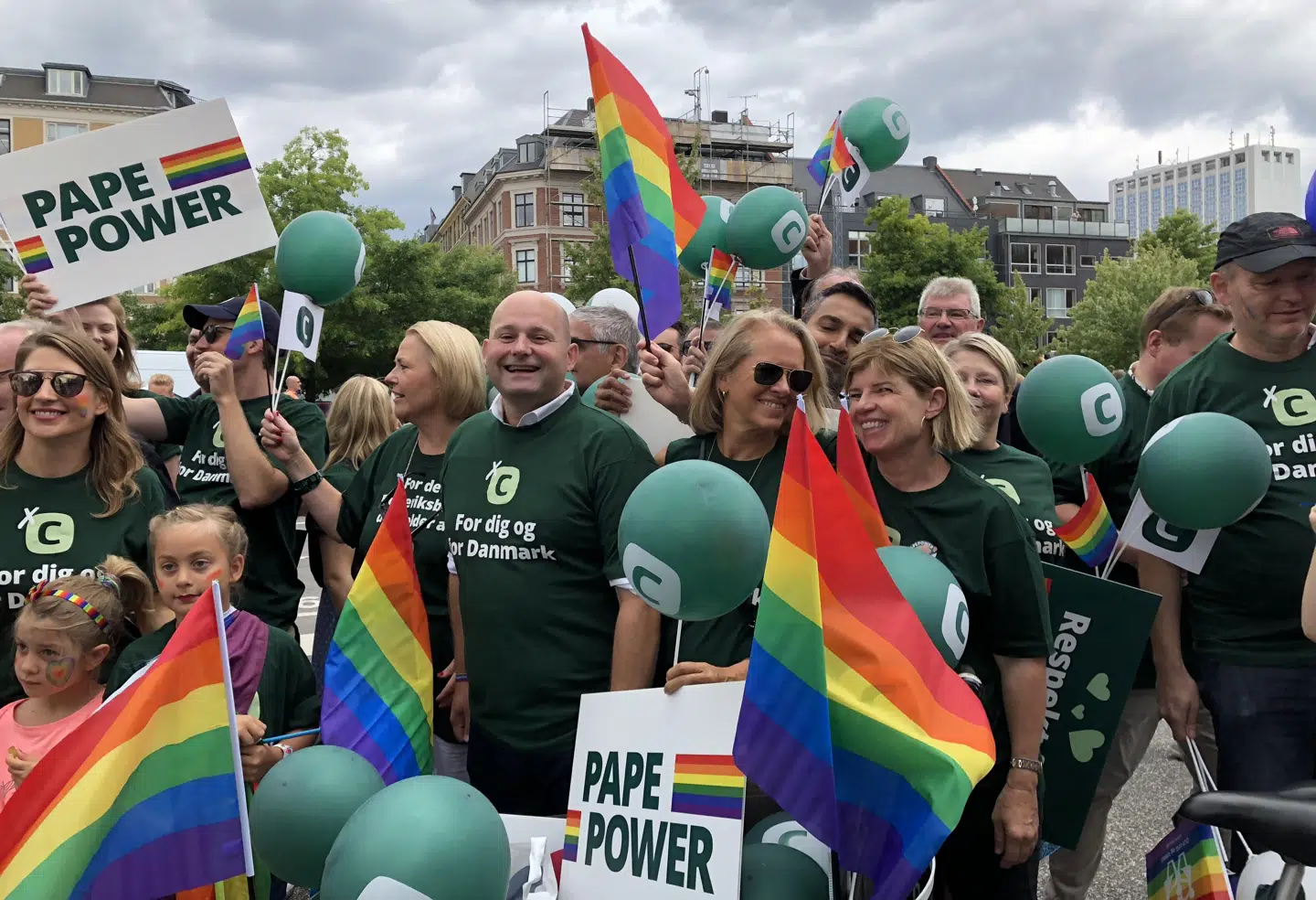 Her kan du se Søren Pape Poulsen under Copenhagen Pride 2018, da han gik i paraden med Det Konservative Folkeparti.
