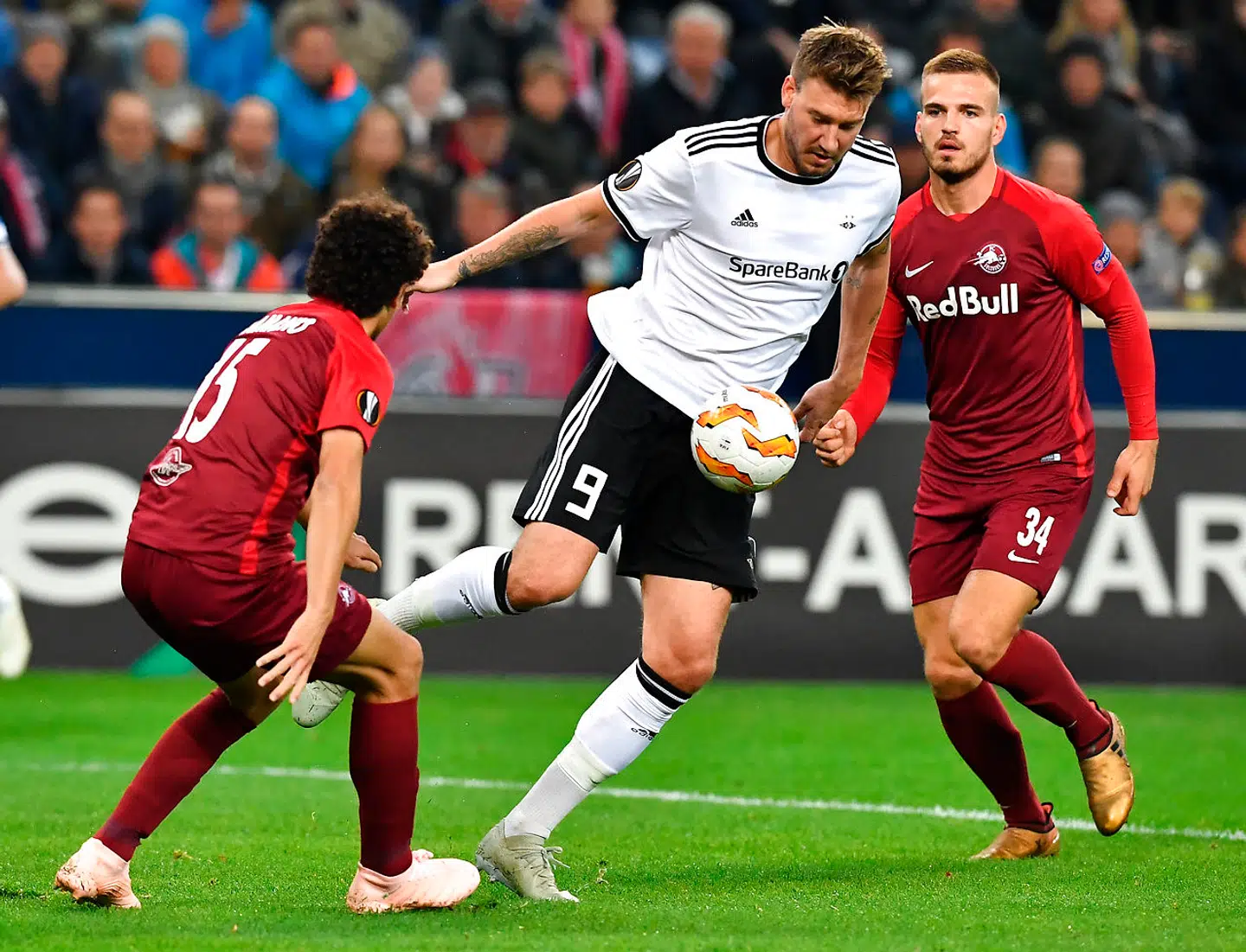 Bendtner er ude i kulden i Rosenborg.