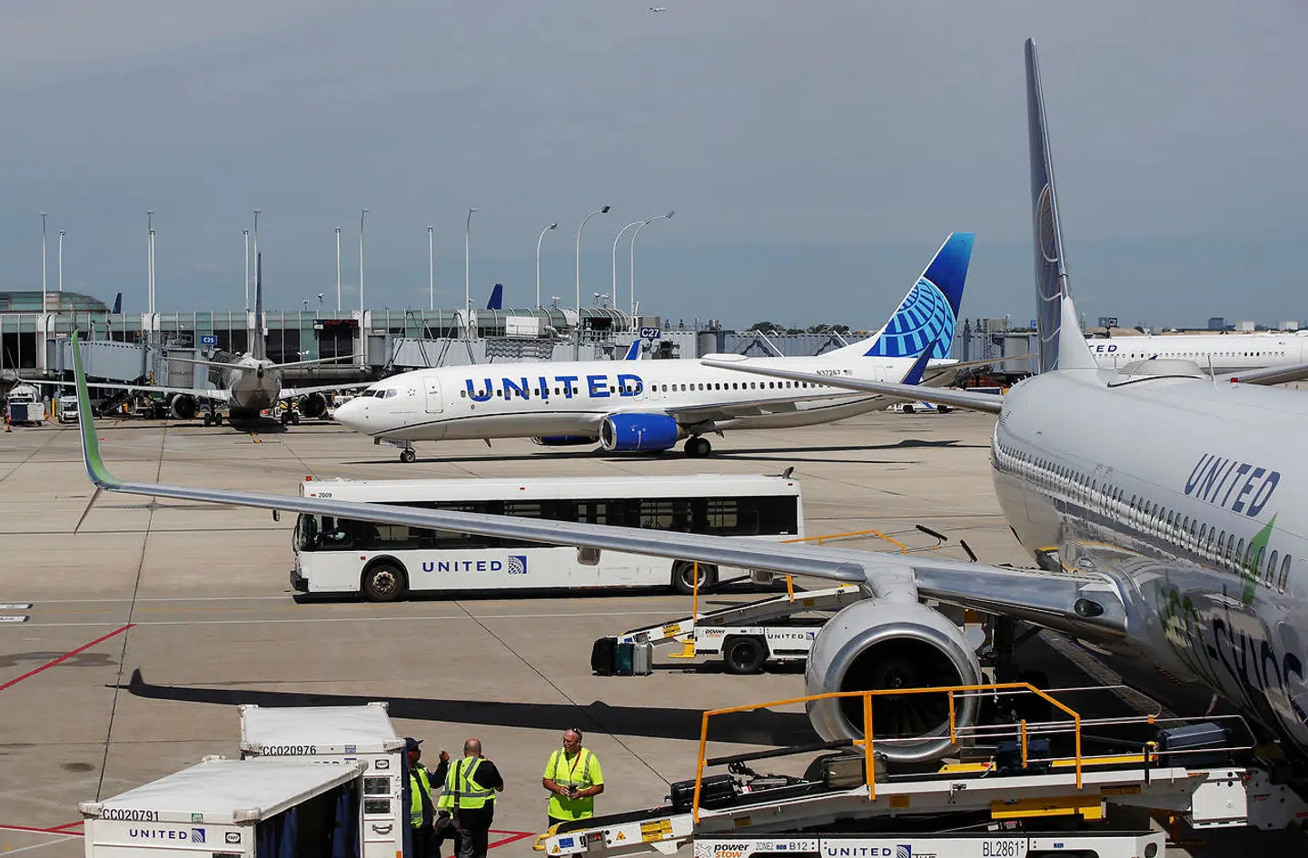 Et fly fra United Airlines.