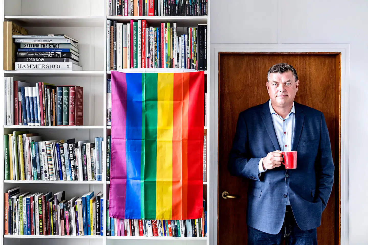 Mogens Jensen (S), minister for fødevarer, fiskeri og ligestilling og minister for nordisk samarbejde på sit kontor.