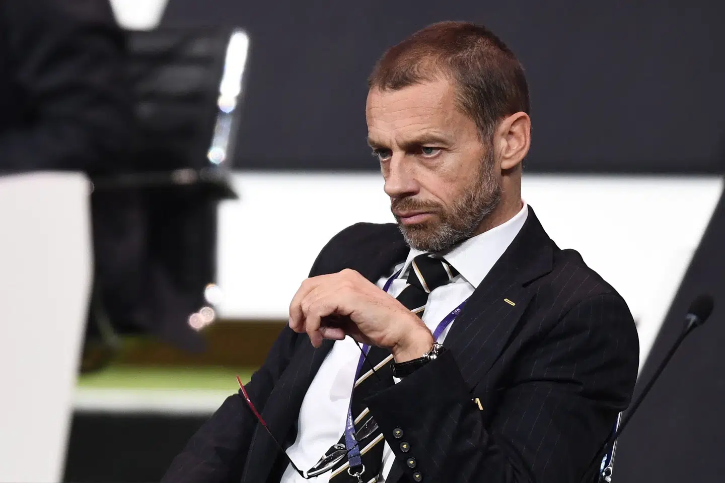 Aleksander Ceferin har udsat møde omkring en ny struktur i Champions League gældende fra 2024. Mødet skulle afholdes 11. september (arkivfoto). Franck Fife/Ritzau Scanpix