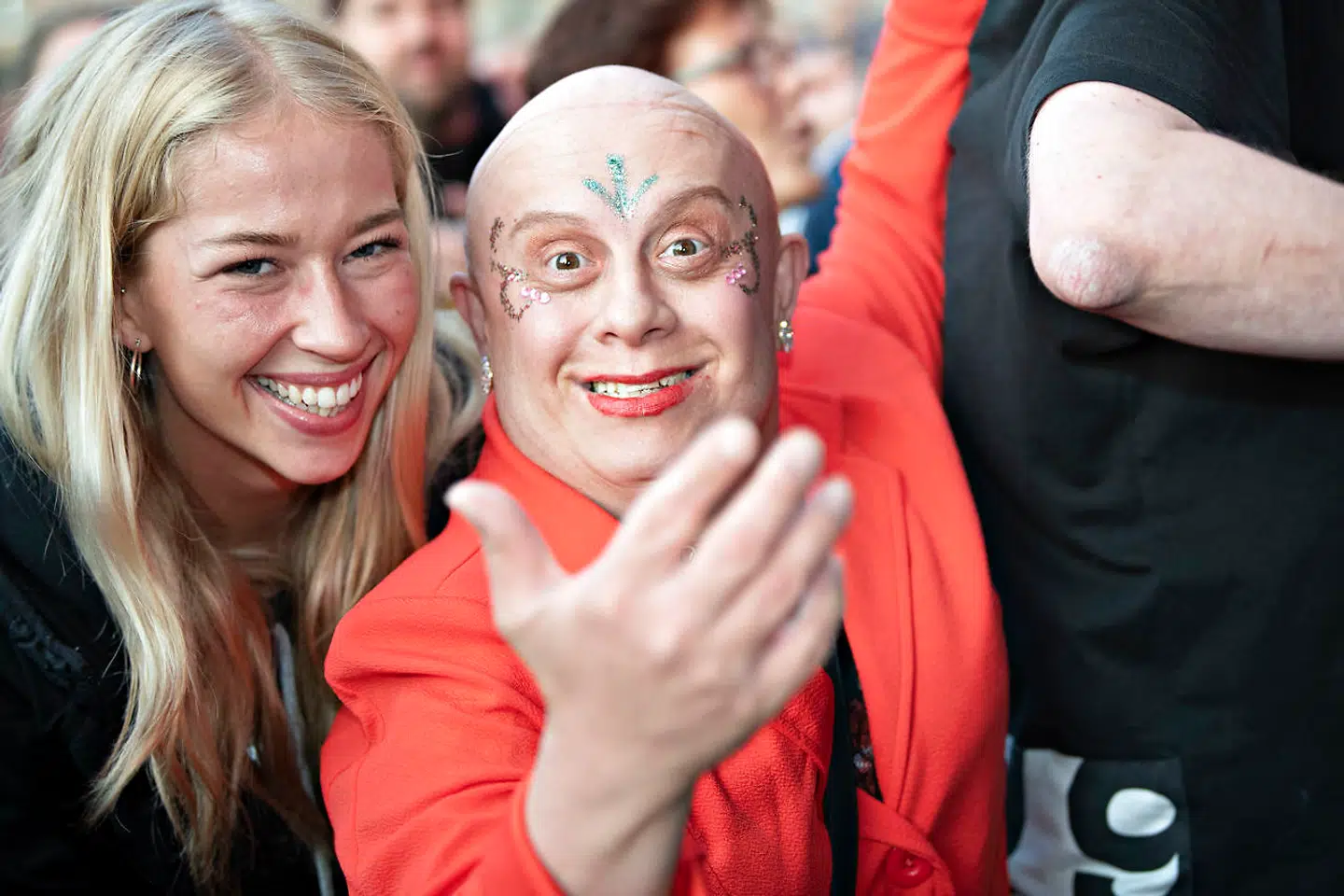 Flere havde gjort lidt ekstra ud af sig selv til aftenens koncert.