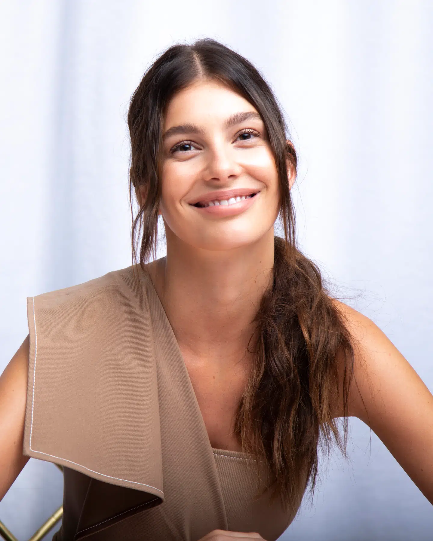 Camila Morrone får ingen råd fra Leonardo DiCaprio, når det kommer til arbejde.