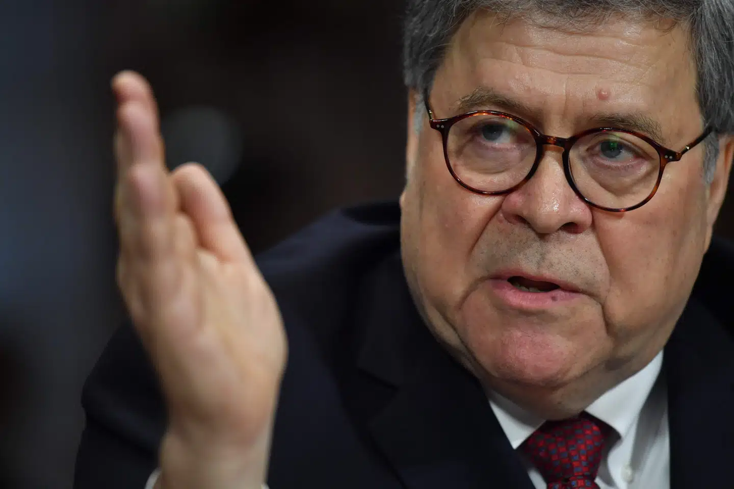 USA's justitsminister, William Barr, understreger, at efterforskningen af Jeffrey Epsteins sag fortsætter trods rigmandens død (Arkivfoto). Nicholas Kamm/Ritzau Scanpix