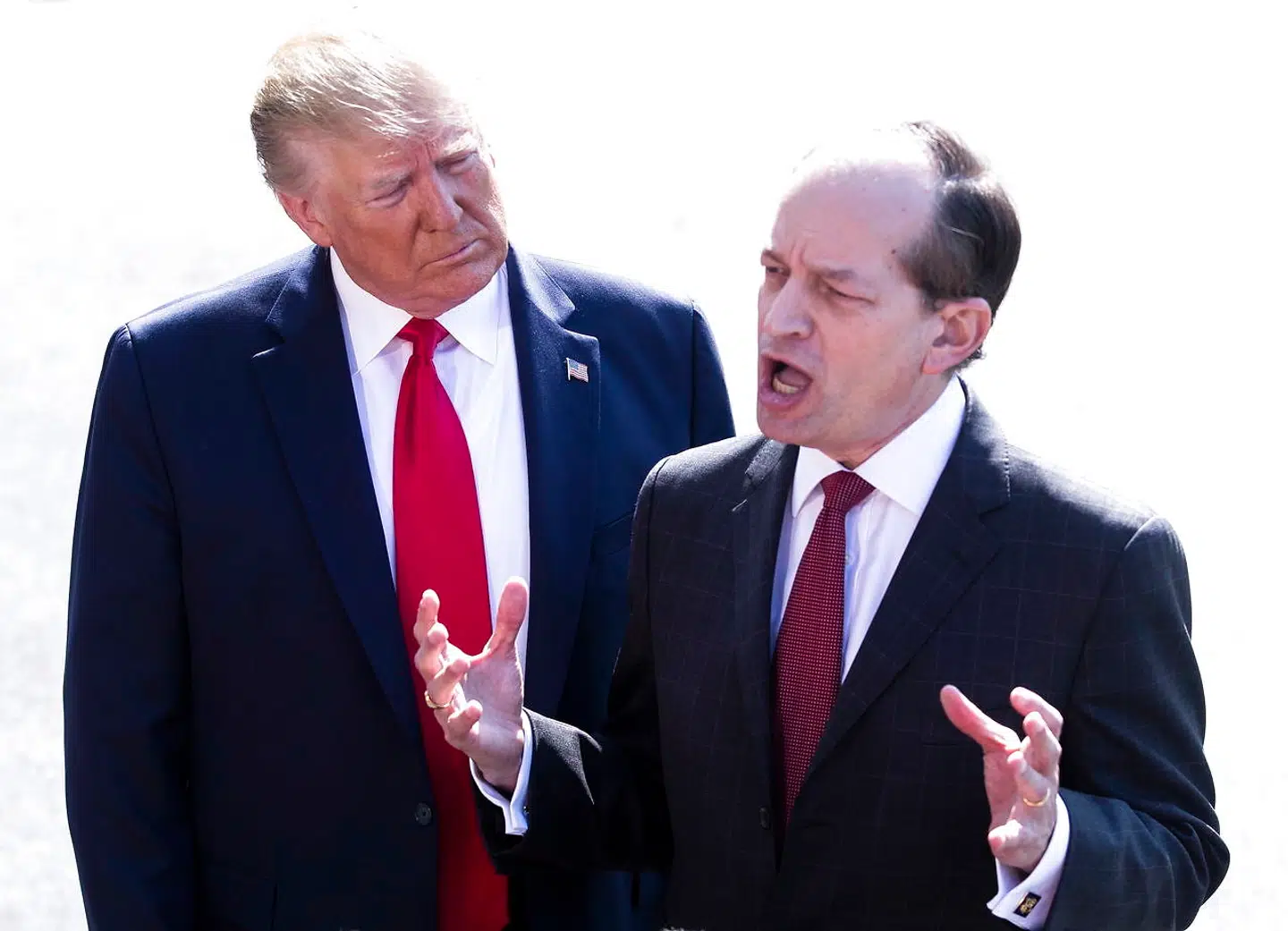 Donald J. Trumps beskæftigelsesminister Alex Acosta takkede af fra ministerposten efter som anklager at have landet et forlig med Epstein for 11 år siden, der sikrede, at Epstein ikke fik en lang - måske livsvarig - fængselsstraf. Arkivfoto