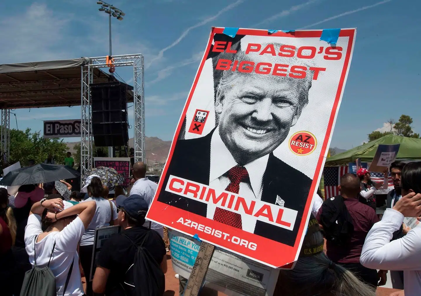 Der blev heller ikke lagt fingre imellem i El Paso, Texas, da Trump i sidste uge kom på besøg. Anledningen var endnu et amerikanske massemord, hvor 22 mennesker mistede livet.