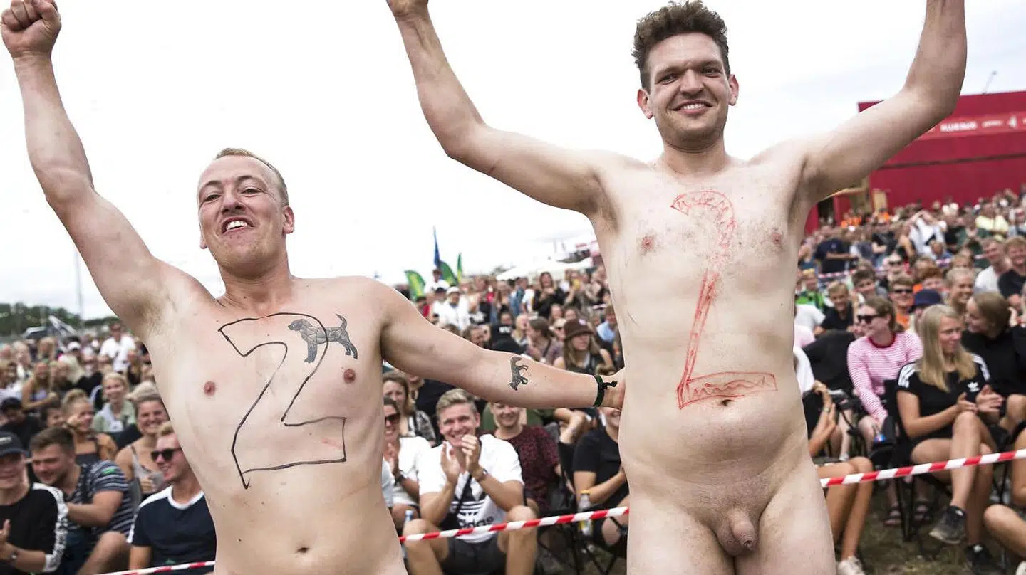 Vinderholdet med Niklas Winther Rasmussen og Kristoffer Drejer.