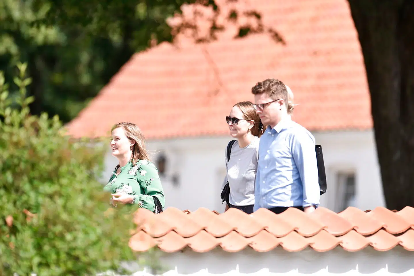 Venstre holder pressemøde i forbindelse med sommergruppemødet på Kragerup Gods ved Ruds Vedby fredag 9. august 2019. (Foto: Mads Claus Rasmussen/Scanpix 2019)