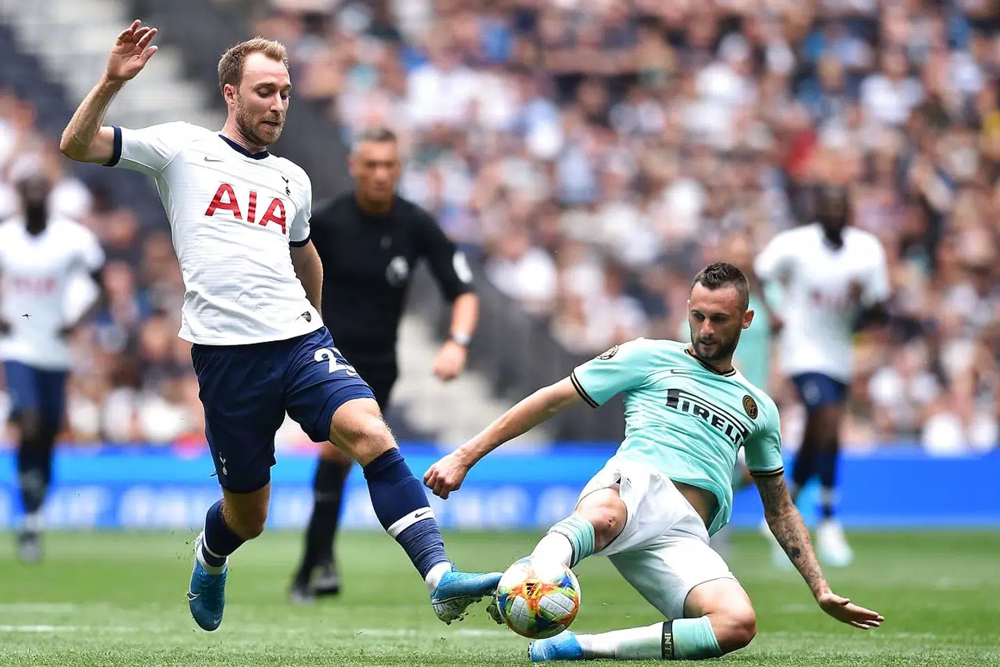Træningskampen mod Inter kan have været en af Christian Eriksens sidste i Tottenham-trøjen.