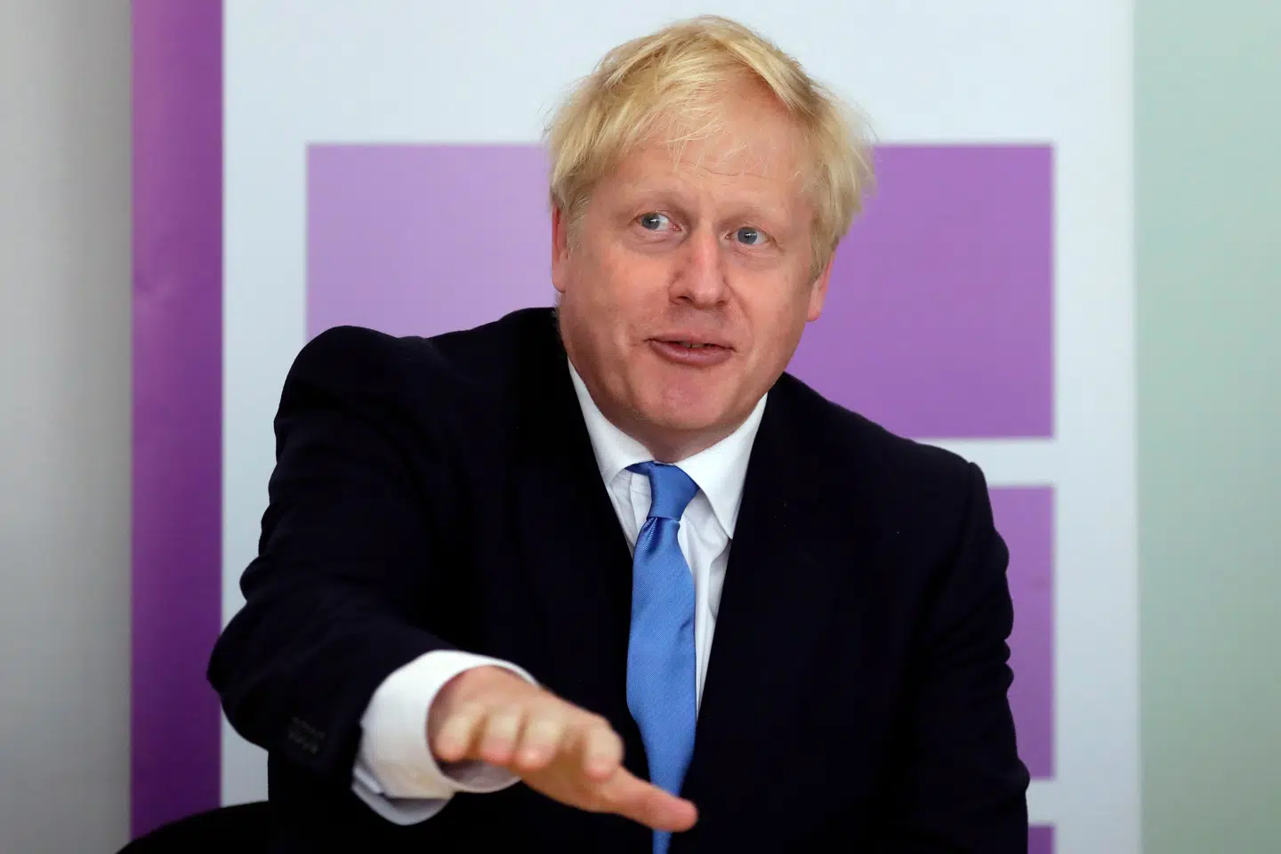 Boris Johnson har talt i telefon med Trump et par gange i løbet af ugen, hvor de begge har understreget det særlige forhold mellem Storbritannien og USA. Senere på måneden mødes de i forbindelse med G7-møde i Frankrig. (Arkivfoto) Kirsty Wigglesworth/Ritzau Scanpix