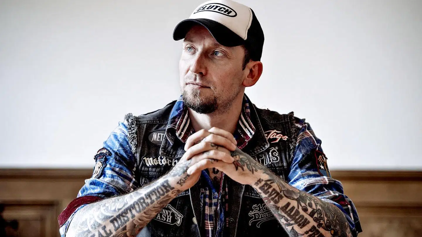 Michael Poulsen, forsanger i det danske rockband Volbeat.