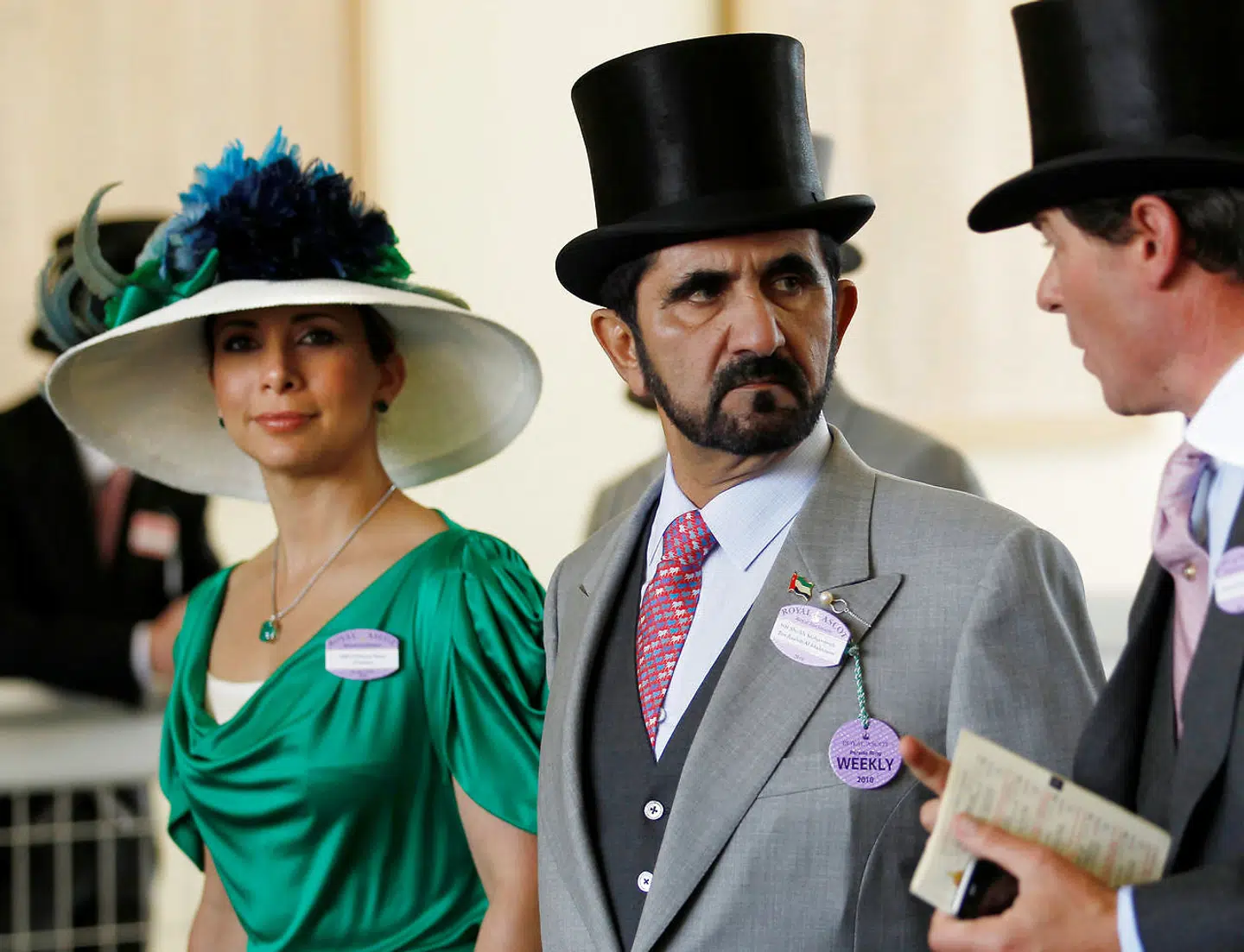 Prinsesse Haya med sin mand, den 25 år ældre sheikh Mohammed bin Rashid al-Maktoum.