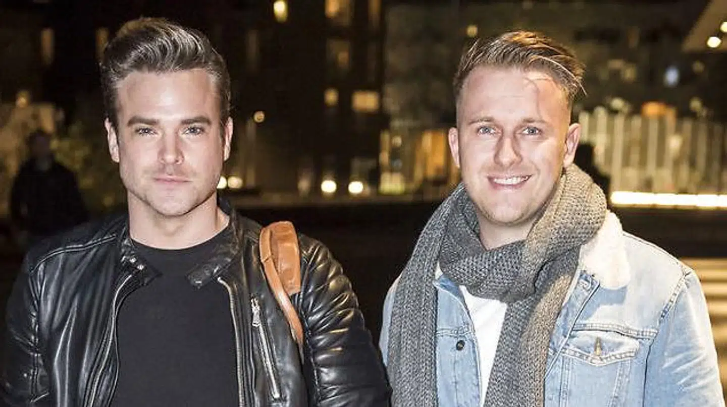 Silas Holst og Nicolai Schwartz fotograferet sammen i januar 2019.