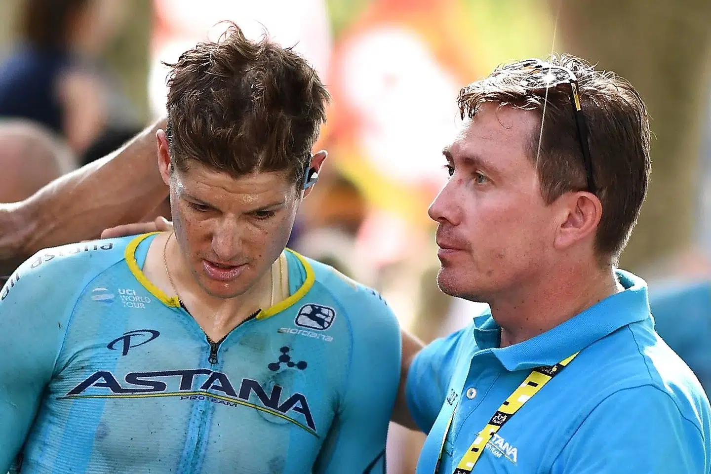 Jakob Fuglsang måtte skuffet forlade årets Tour de France efter et styrt på 16. etape.