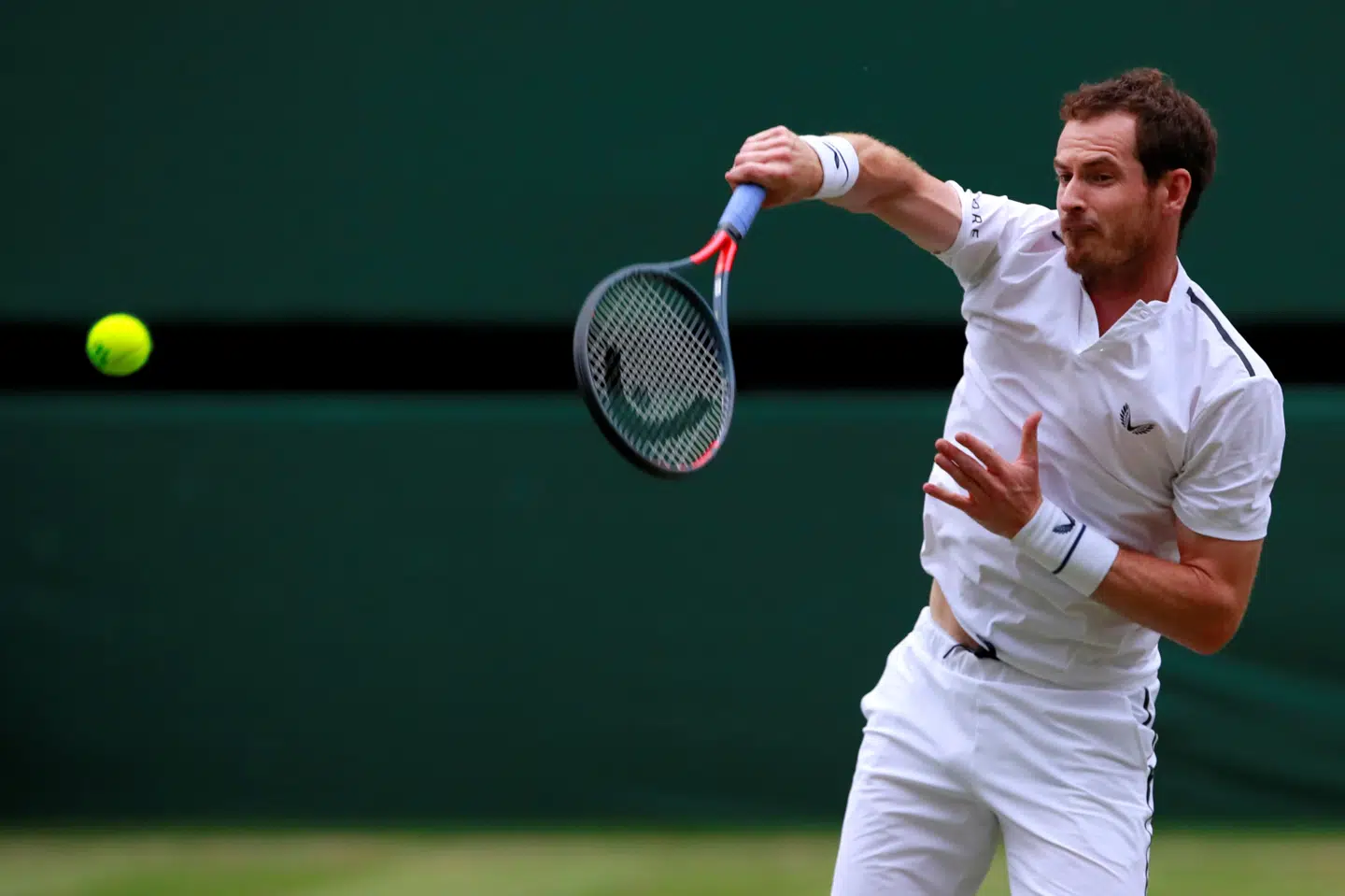 Andy Murray deltog i Wimbledon i både herredouble og mixeddouble. Andrew Couldridge/Reuters