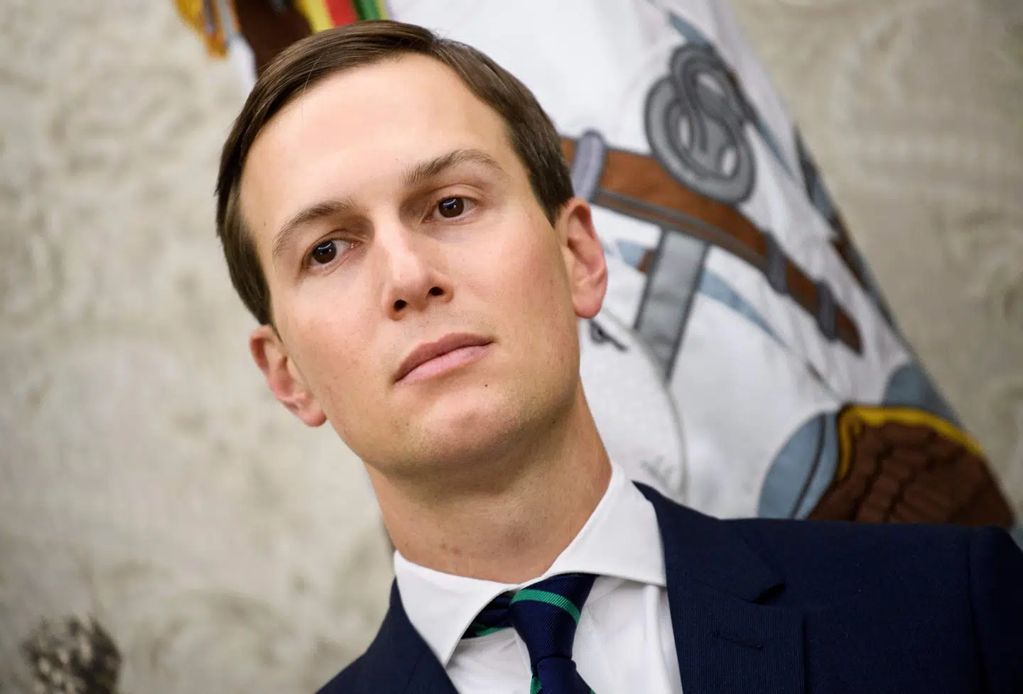 Donald Trumps svigersøn, Jared Kushner, har haft hundredvis af sager omkring ringe levevilkår i lejligheder, som han var med til at leje ud i Baltimore. Brendan Smialowski/Ritzau Scanpix