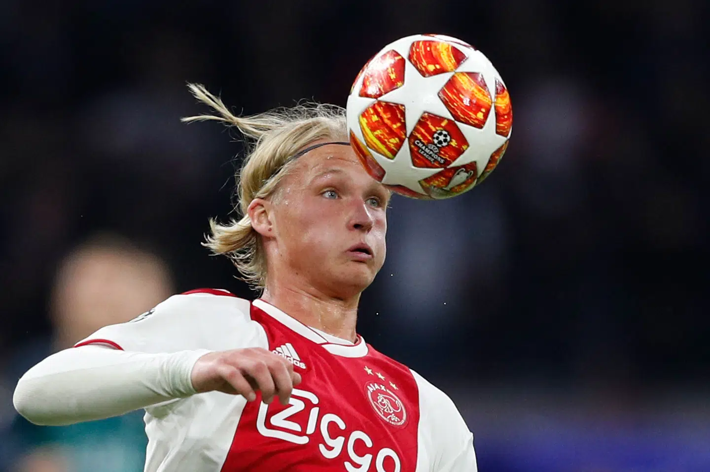 Kasper Dolberg kom godt fra land i sæsonen, da Ajax og PSV Eindhoven tyvstartede med et Super Cup-møde. (Arkivfoto) Adrian Dennis/Ritzau Scanpix