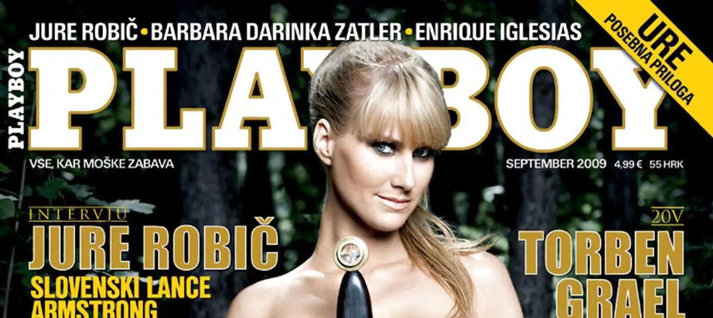 Her ses Barbara Zatler på forsiden af Playboy i Slovenien i 2009. Dette cover satte for alvor gang i Barbara Zatlers modelkarriere.