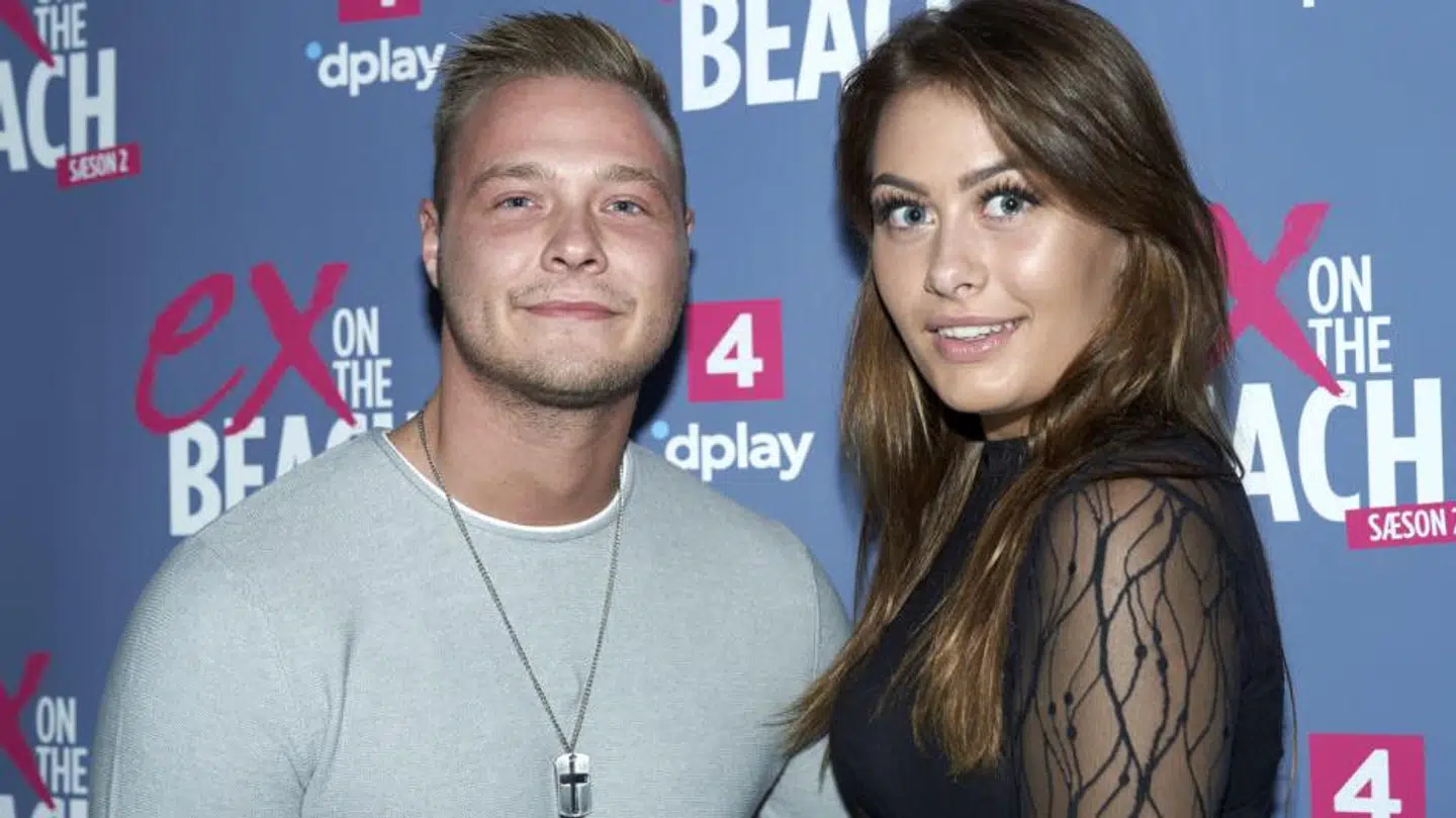 Amanda og Mikkel fra 'Ex on the Beach'.