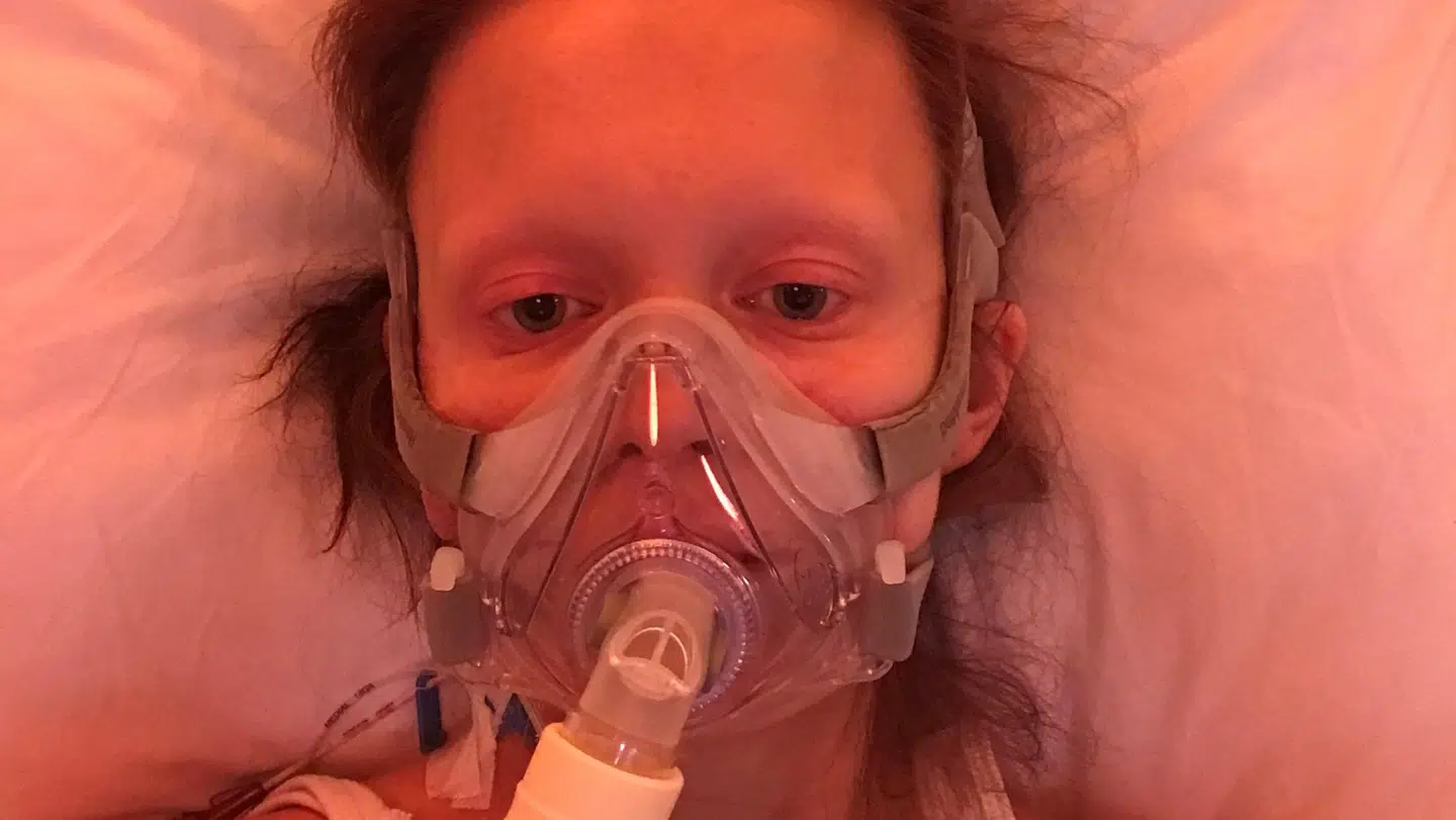 Cecilia kom til sidst på en akutventeliste, som man kun kommer på, hvis man er tæt på at dø. Foto: Privat.